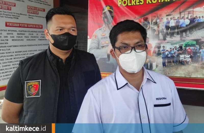 Kasatreskrim, Polres Kukar, AKP Dedik Santoso. (foto: aldi budiaris/kaltimkece.id)